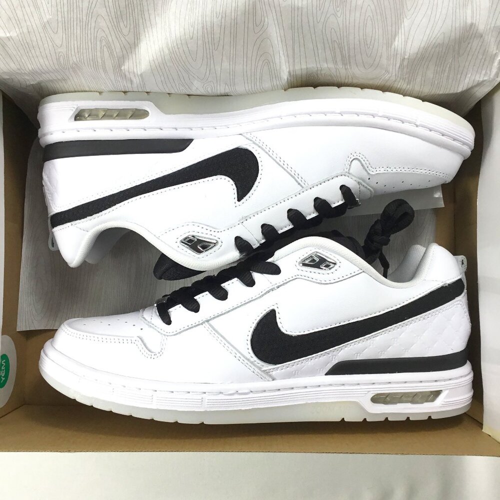 Nike SB Paul Rodriguez Air Zoom Low White and Black (2.0) Men's Size 10